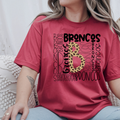 Broncos Leopard B Typography Tee | Gildan Softstyle