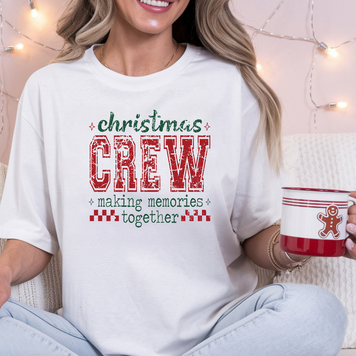Christmas Crew Making Memories Together Tee | Gildan Softstyle