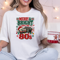 Merry & Bright Since the 80s Tee | Gildan Softstyle