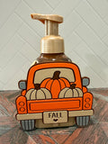 Fall Pumpkin Truck Front – Soap Pump Holder